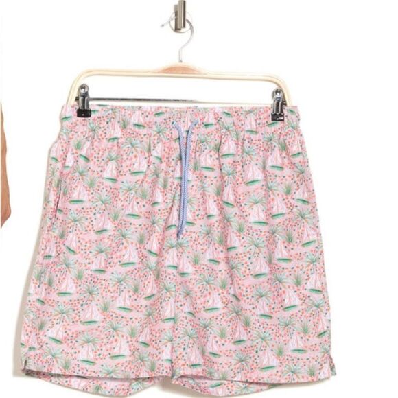 TailorByrd Boats Print Swim Trunks - Picture 3 of 9